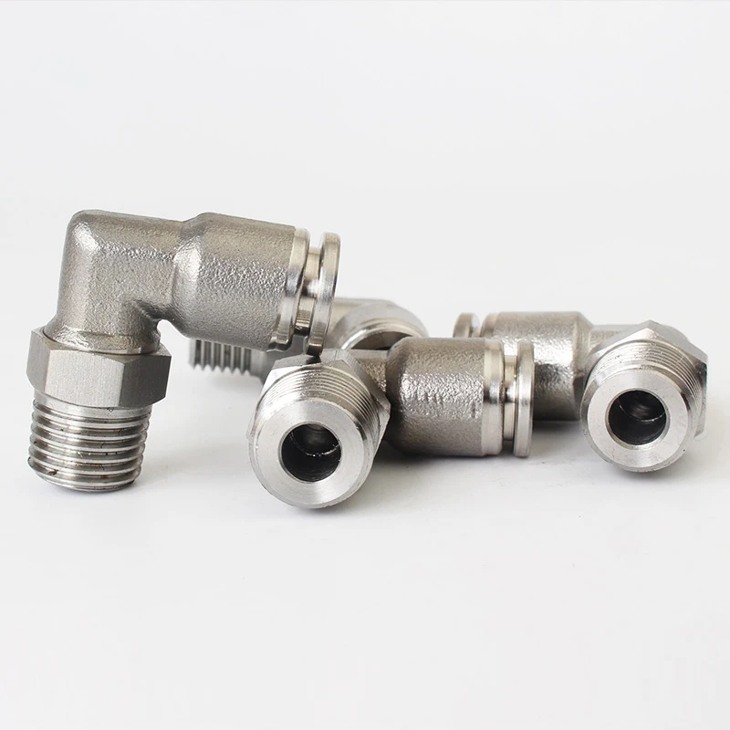 Пневматические разъемы 1/4 &quot3/8" 1/2 &quotBSPT никелированные латунные
