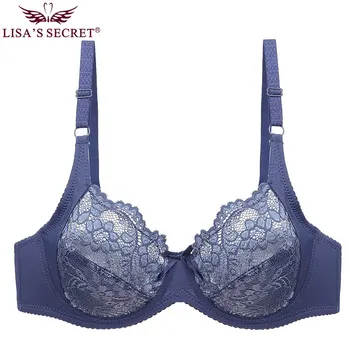 

Ultra Thin Big Size Bra Minimizer Bras Underwire Floral Lace Comfort Brassieres Sexy Lingeries Ladies Soft Underwear Unlined Bra