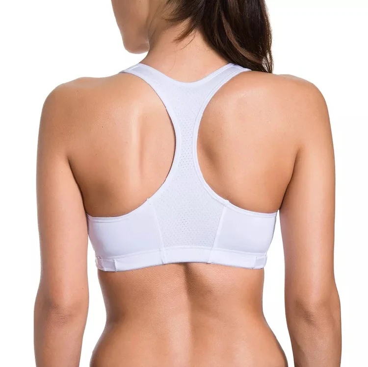 Женское нижнее белье с полным покрытием s M edium молнией спереди Racerback Tech Pro