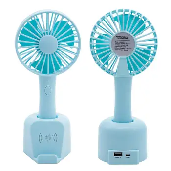 

Portable Mobile Power Mini Fan Wireless Charging Multifunctional Cooler Fan With 3 Adjustable Speeds USB Cooling Machine