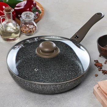 

Frying pan Onyx, 26 cm, removable handle, glass lid