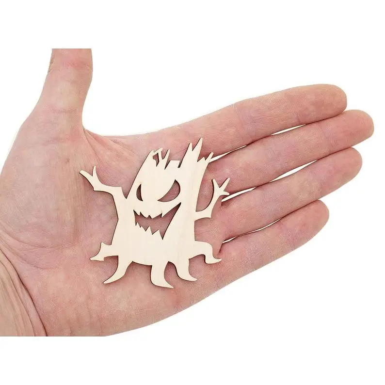 

Wooden Tree Stump Halloween (7cm) Wood Stump Craft Embellishments Decoration Gift Decoupage 1018