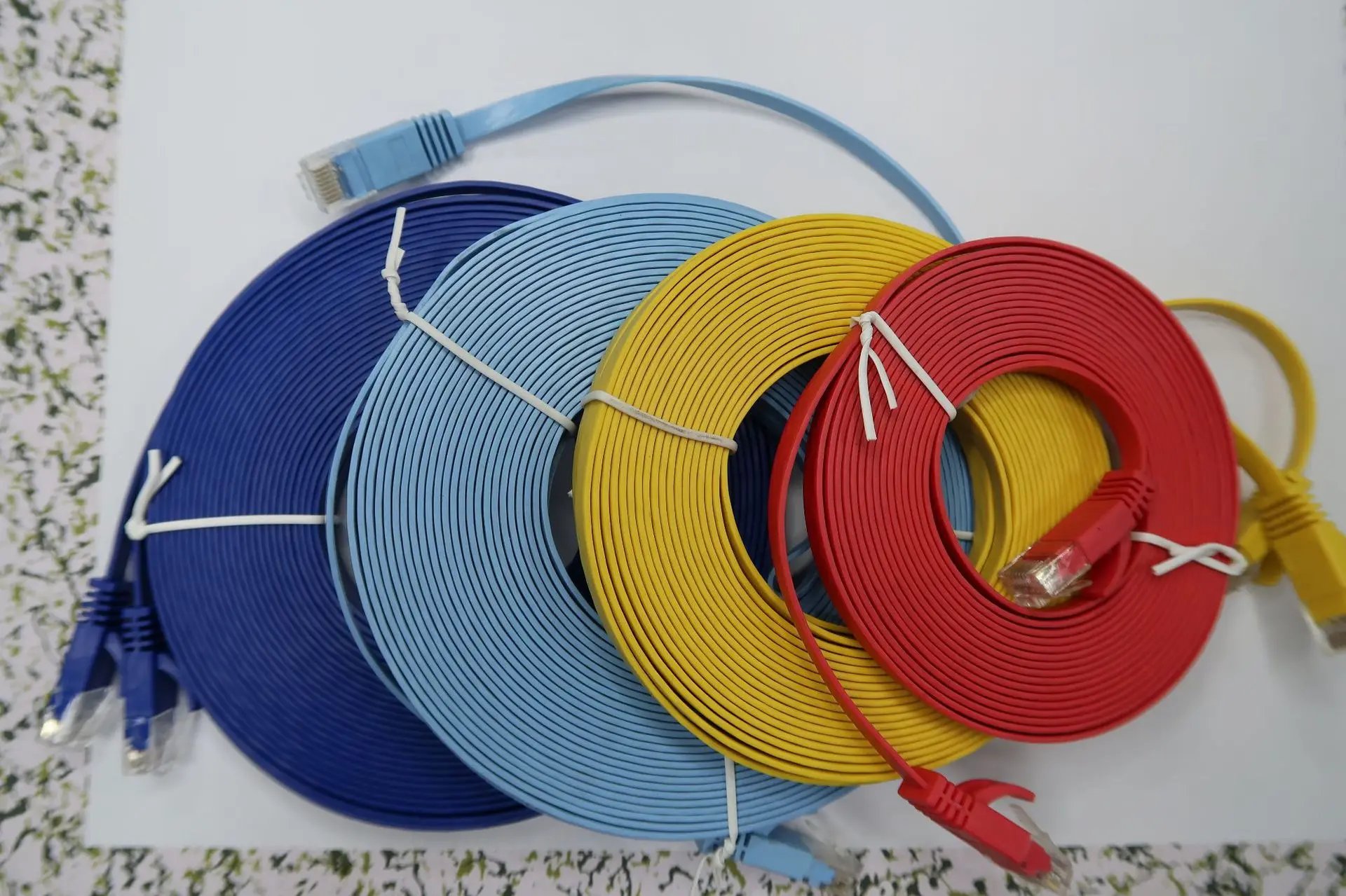 STK16 meters/lot Ribbon Cable 10WAY Flat Color Rainbow Ribbon Cable