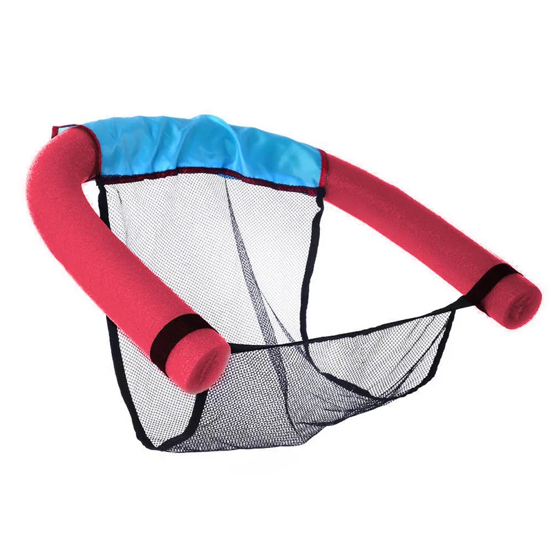 Красный 60 x 150cm Pool Noodle Foam Net Floating Armchair Children Swim Aid Water Noodles Swimming Gear THJ99 - Цвет: Красный