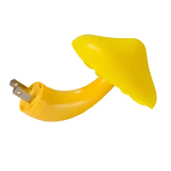 

Mushroom LED Night Light Polycarbonate Light-control Sensor Wall Socket Lamp Light Home Bedroom Decoration 1 Piece