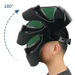 Casque de soudage de couleur s à grande vue, masque de protection pour les yeux, meulage électrique, noir 