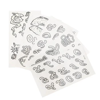 

10pcs Luminous Tattoos Creative Fashion Funny Inked Tattoos Music Light Tattoos Temporary Tattoos for Men
