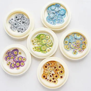 

Nail flower false dried flowers wooden nail art glitters nail slices sequins 1Box for nail decoration Simulation Flowers YT63TY6