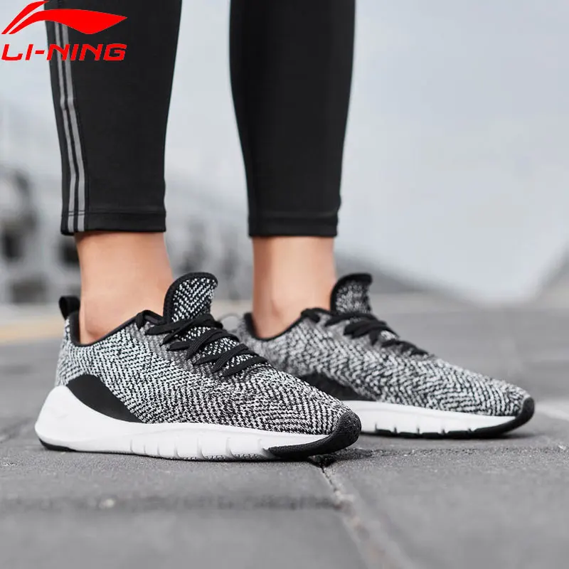 Li Ning Для женщин FLEX RUN Кроссовки из дышащего материала гибкий светильник кроссовки подойдет как для