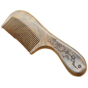 

Hair Care Products Health ular Natural Massage Black Sandalwood Handle Hair Wooden Combs for Gift Brushes