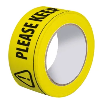 

Safety Tape 2m Metre Apart Social Safe Distancing Floor Tape 33 m x 48mm