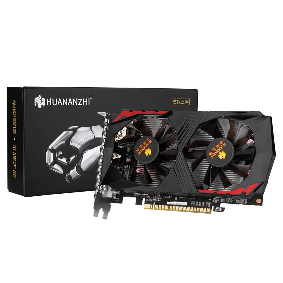 HUANANZHI GTX 1050TI 4G\GTX970 4G Graphics Cards Brand New Original 128Bit GDDR5 NVIDIA Geforce GTX 960 1050 1660 Video card video card for gaming pc