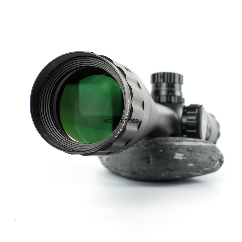 Снайперский 4-16X40 AOL прицел тактический оптический прицел полный размер Mil-Dot RGB провод охотничий прицел винтовка с оптическим прицелом прибор с прицелом-красной точкой зрения