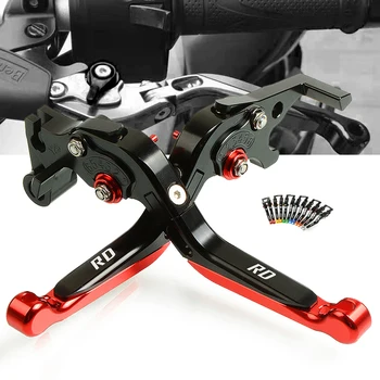 

Motorcycle Accessories CNC Aluminum Brake Clutch Levers Adjustable Folding Extendable For yamaha RD RD250 RD350 RD400 RD500
