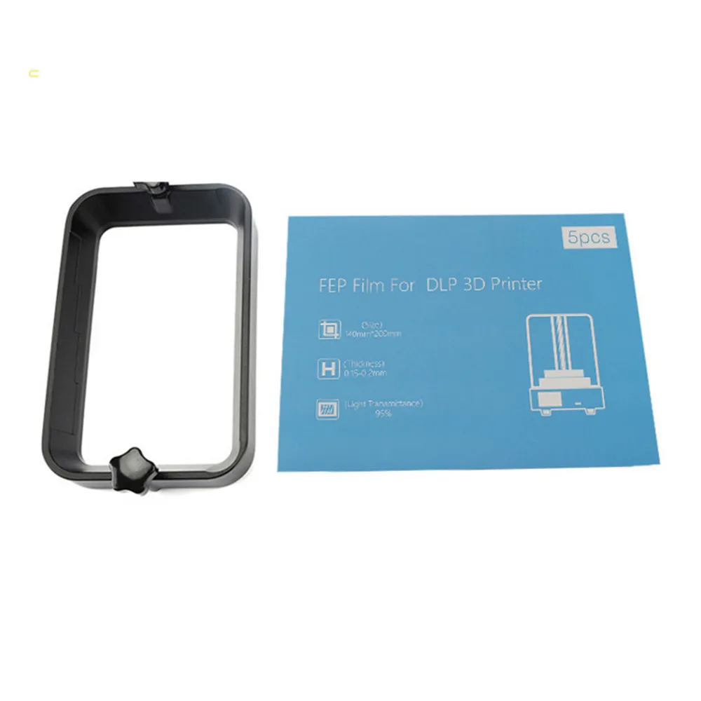 Filme de Liberação para Impressora de Fotocura Acessórios da Impressora para Ld-002r - Calha + 5 Resina Fotossensível - Sla 3d 2h Pçs Dlp 2 Computador e Escritório