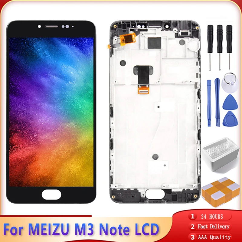 ЖК дисплей 5 дюйма для Meizu M3 Note L681H сенсорный экран оригинальный дигитайзер