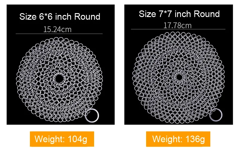Chainmail scrubber detail 4