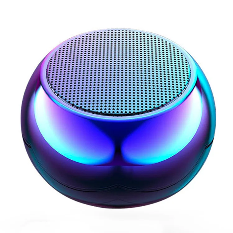 

Mini Small Steel Cannon Wireless Bluetooth Speaker Subwoofer Round Portable Outdoor Mobile Home Computer Audio Portable Speaker
