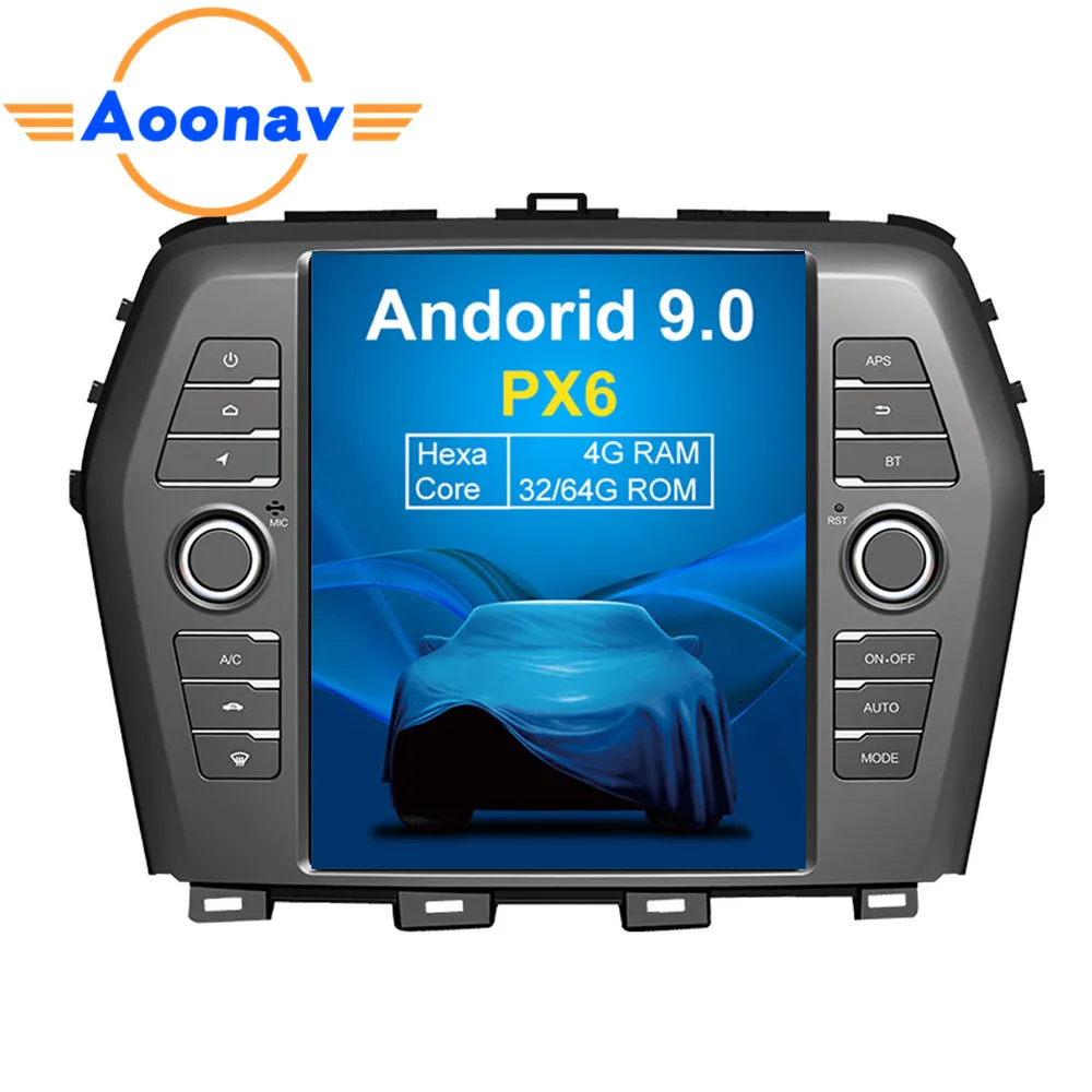 AOONAV car radio DVD player vertical screen for Nissan Maxima 2016+ car