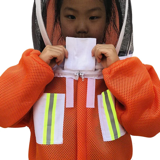 1Dcs Méhek Tartó Berendezések 3D Szellőztető Méh Öltöny Gyermekeknek Ruhák Kellékek Méhész Jelmez Szerszámok Kiegészítők - Image 4