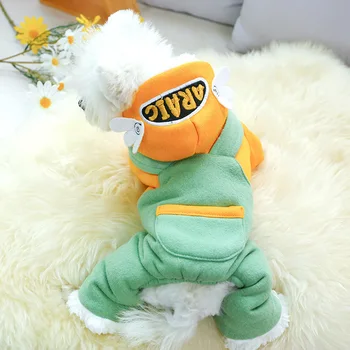 

Winter Thickening Cotton Four-legged Dog Jumpsuits for Small and Medium Dog Cute Pet Clothing Dog Clothes Warm Winter Coats Dogs