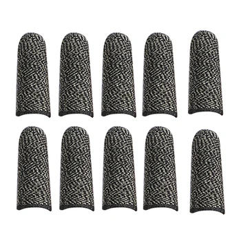 

5 Pair Mobile Game Controller Finger Sleeve Sets, Anti-Sweat Reusable Waterproof Breathable Full Press Sn Finger Set