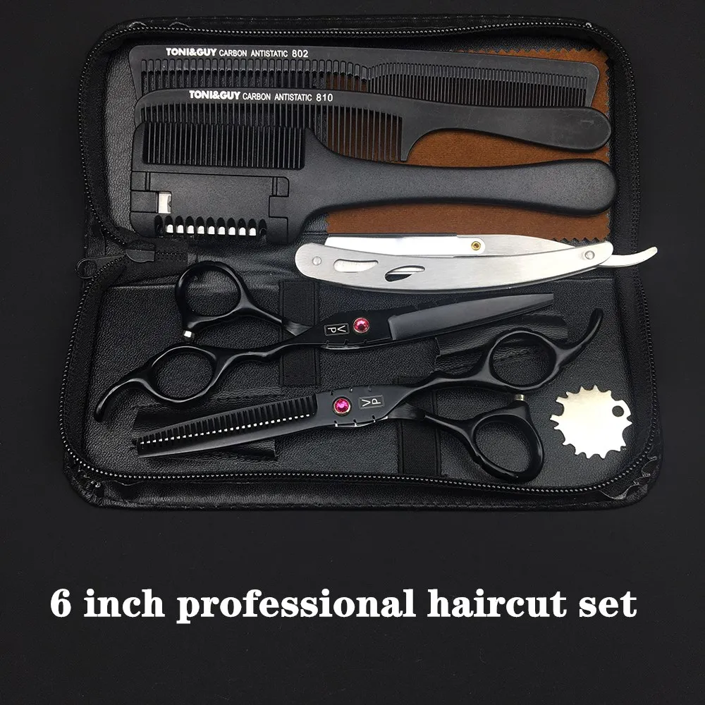 6 &quotJP 440C филировочные ножницы для парикмахерской профессиональные волос набор инструментов|Парикмахерские
