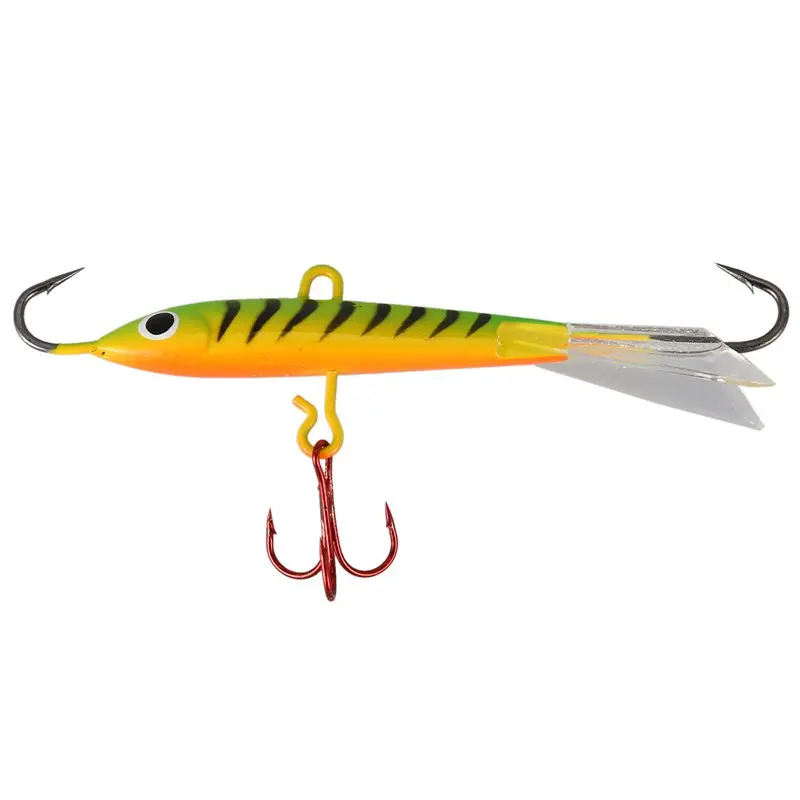 

1PCS Winter Ice Fishing Lure 3D Eyes Winter Bait Hard Lure Balancer for Fishing Bait Lead Jigging