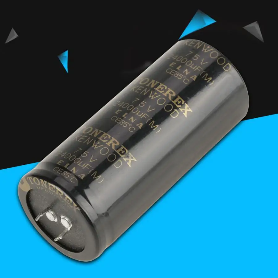 

24000uF 75V Audio Capacitor 40*90mm Audio Electrolytic Capacitor Electronic Component for Amplifier