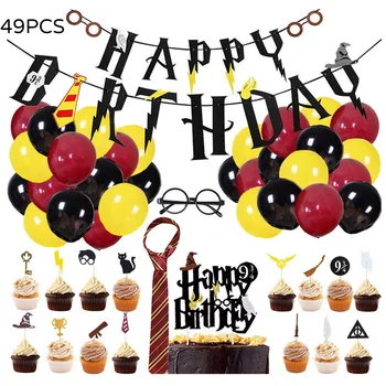 

49 Pieces of Children's Birthday Party Full Set Of Theme Party Decorations Party Supplies Birthday Party Banners