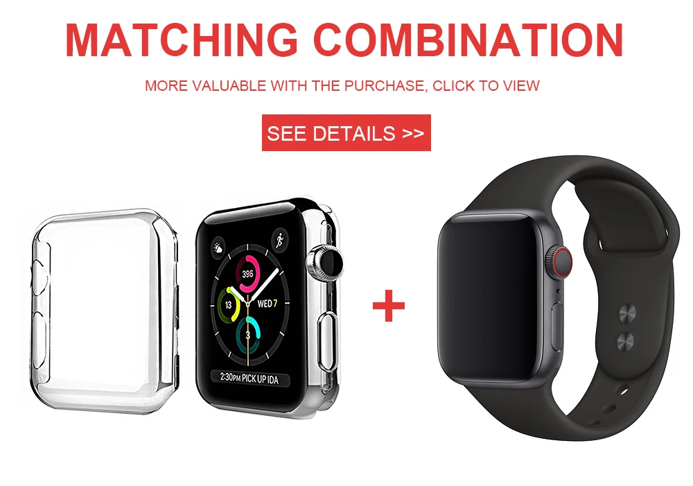 Тонкий чехол для Apple Watch 360, чехол для 5, 4, 3, 2, 1, 42 мм, 38 мм, мягкая прозрачная защитная пленка из ТПУ для iWatch 5, 44, 40 мм, аксессуары