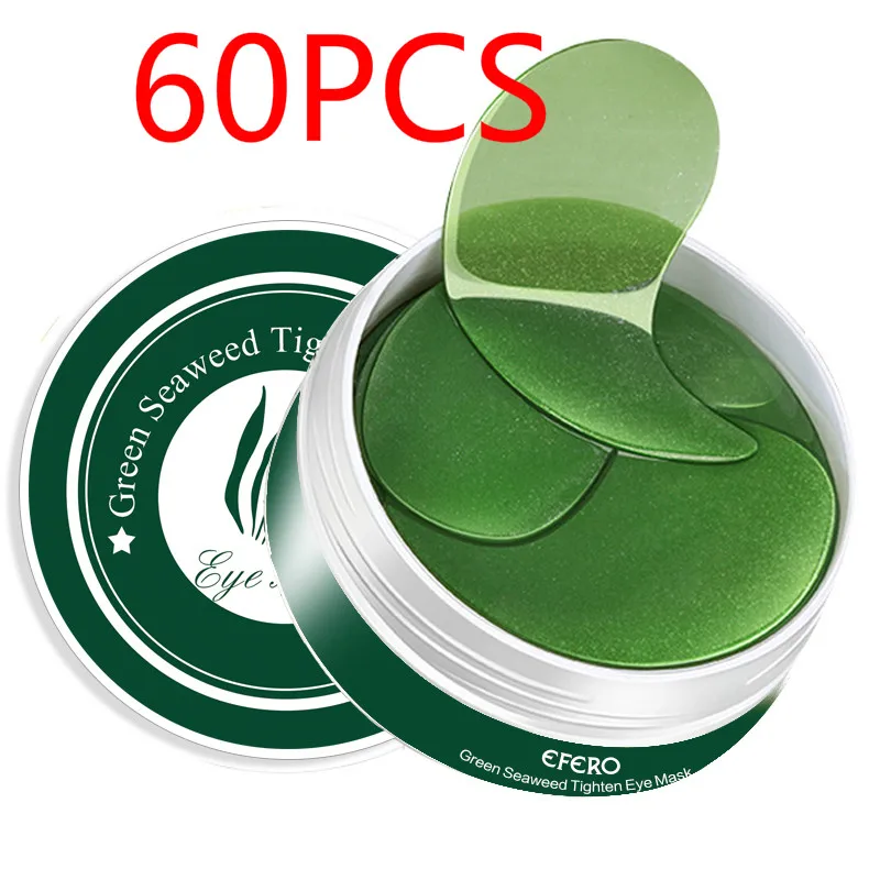 60PCS K50 60PCS Anti Wrinkle Eye Mask Eye Patches Mask Crystal Collagen Under the Eyes Sleep Mask Remove Dark Circles Hydrogel Patch - Цвет: 60PCS K50