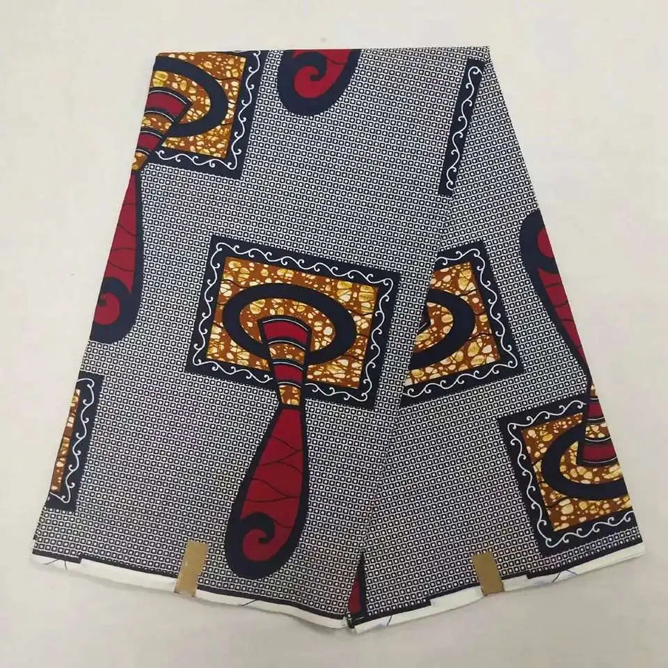 Настоящий воск Африканский нигерийский Анкара воск напечатанный хлопок ткань хлопок гарантия настоящий воск серый NAR-12