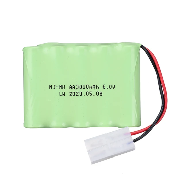 Ensembles de chargeur de batterie NiMH 6v 3000mah pour jouets Rc, voitures,  Tank, camion, Robots, armes, bateaux, Pack de batterie Rechargeable AA Ni-MH  6v - AliExpress