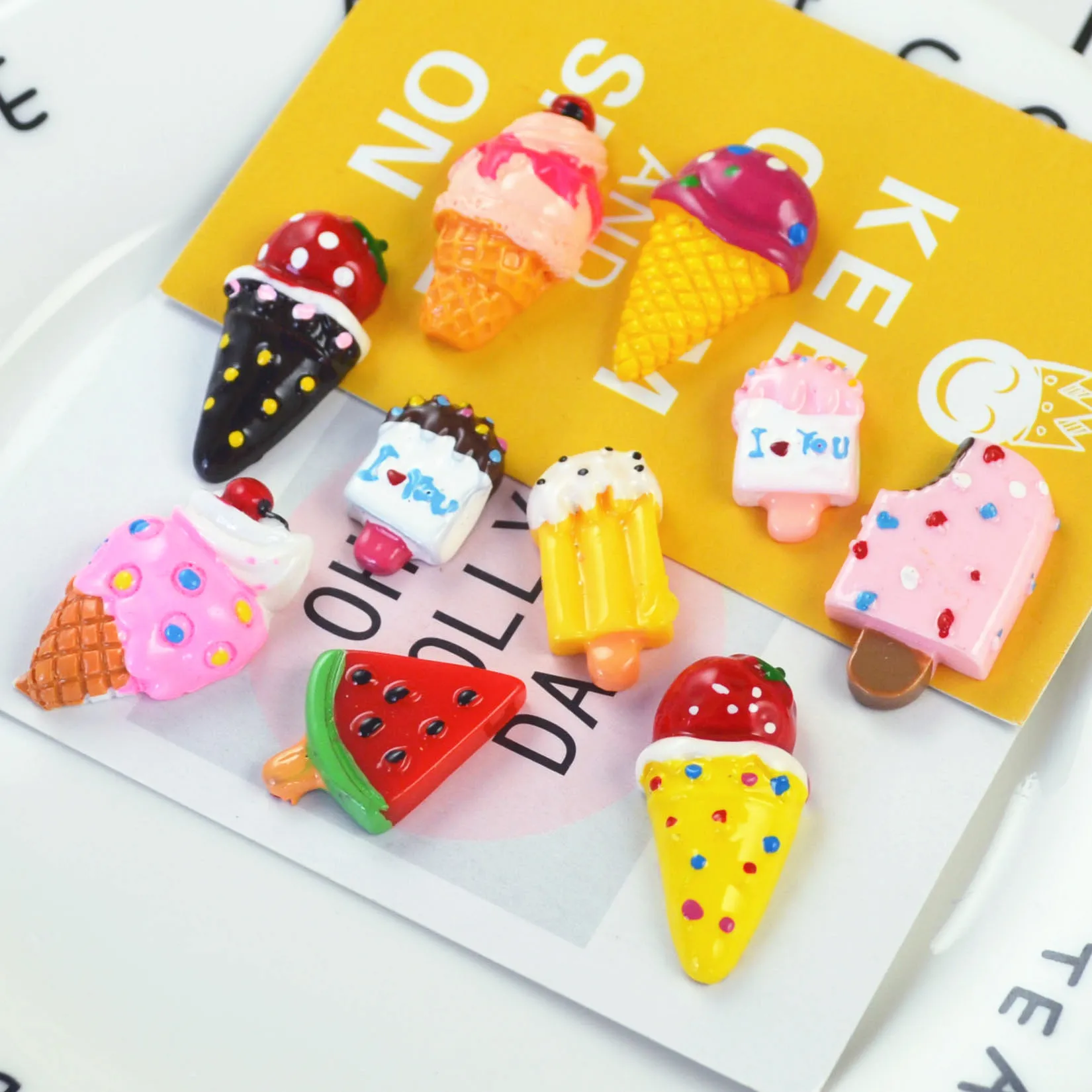 Simulated Ice Cream Addition Slime Supplies Accessories DIY Decoration for Slime Filler Miniature Kids Toys Decoration Gift Simulated Ice Cream Addition Slime Supplies Accessories DIY Decoration for Slime Filler Miniature Kids Toys Decoration Gift