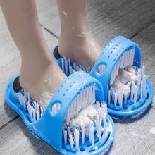 brosse à pieds Douche pied épurateur masseur nettoyant Spa exfoliant laveuse lavage pantoufle outils salle de bain bain pieds brosses enlever la peau morte 1PC