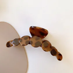 Elegant French Retro Leopard Shark Hair Clip (8Deep Leopard Print)