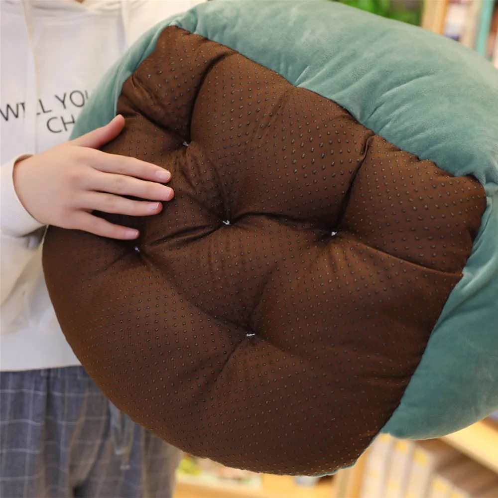 Милая мультяшная Подушка на стул для домашнего декора и офиса, утолщенная подушка на сиденье для дивана, плюшевые подушки, подушка на