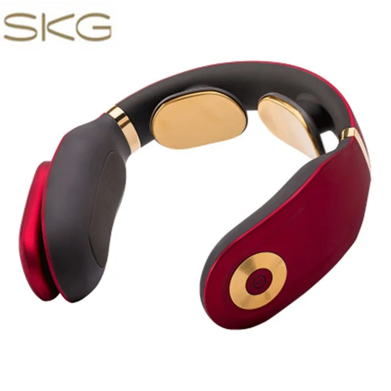 

SKG Vibration Electric Back and Neck Massager for Pain Relief Health Care Relaxing Instrument Deep Tissue Cervical Massage Gift