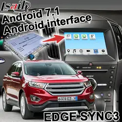 Android навигационная коробка для Ford EDGE EXPLORER и т. д. синхронизация 3 видео бокс интерфейса Carplay Зеркало Ссылка waze youtube Яндекс gps