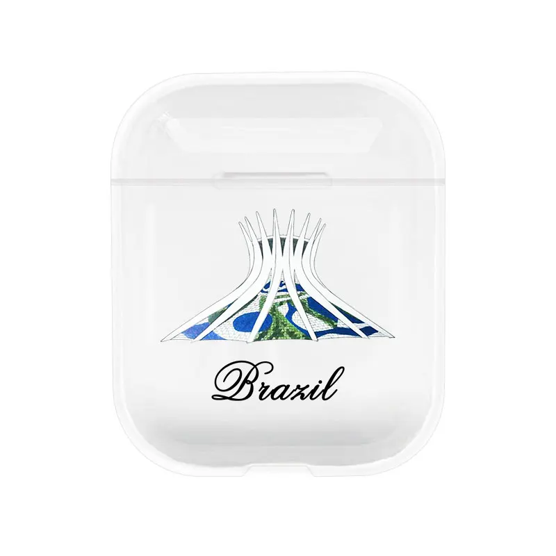 I200977 Мультяшный чехол для Apple airpods чехол для путешествий Bluetooth наушники чехол для Airpods 1 2 сумки для зарядки наушники Мягкий силиконовый чехол - Цвет: I200977
