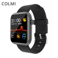 Colmi p9 relógio inteligente homem built-in jogo ip67 à prova dip67 água rastreador de fitness monitor de freqüência cardíaca mulher smartwatch para ios android telefone