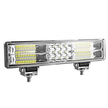 

NEW-12inch Car LED Light Bar 64PCS 6000K 60W Work Light Led Beams for Driving Offroad Boat SUV ATV Truck