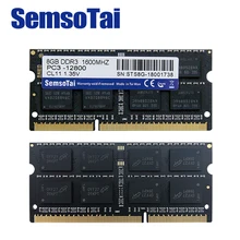 SemsoTai ram ddr3 8gb 1600MHz Память 204Pin PC3-12800 CL = 11 1,35 v 0~ 85 градусов пожизненная гарантия память оперативная память ddr 3 8g для ноутбука