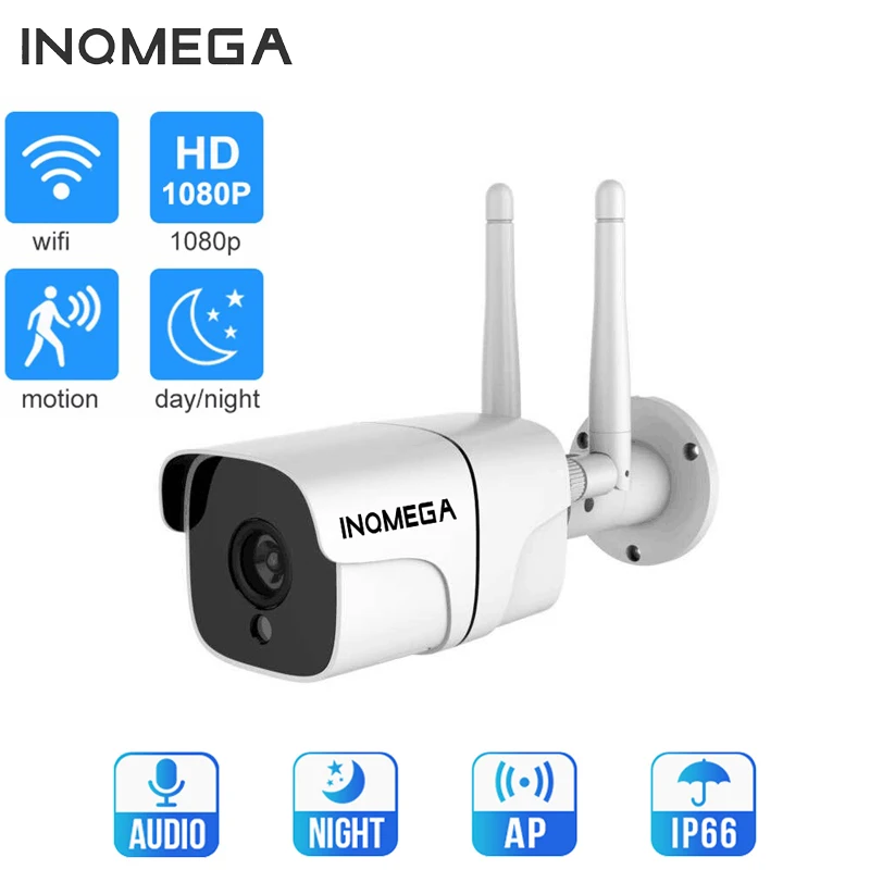 INQMEGA 4MP Wifi ip-камера 1080P 2MP HD наружный погодозащитный Инфракрасный ночного видения камера видеонаблюдения