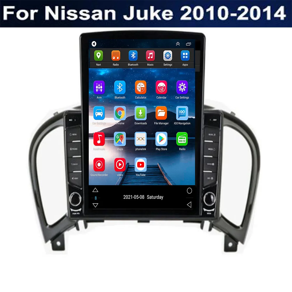Для Nissan Juke 2010-2014 2 Din 9 7 &quotTesla screen Android WIFI Мультимедийный проигрыватель с рамкой |