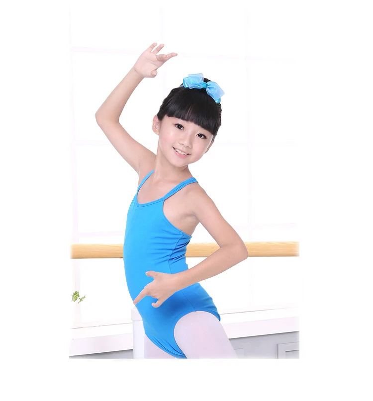 Для девочек Детская Балетная Одежда для танцев leotard гимнастика на ремешке; Одежда для танцев без рукавов костюм-купальник платье на бретелях, платье на Рождество с утолщённой меховой опушкой - Цвет: blue
