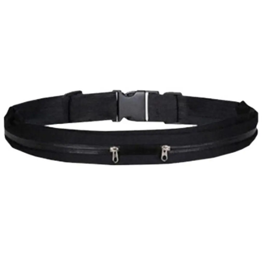 

Outdoor Stretch Sports Pockets Multi-Function Running Cycling Pockets Double Zipper Anti-Theft Waterproof Phone Bag