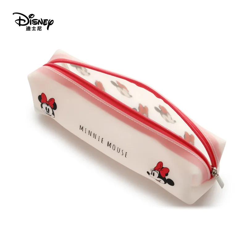 Disney Stationery Pen Bag Mickey Mouse Transparent Pencil Case Minnie Mouse Cute Pencils Bag Purse Kawaii Bag Gift Pencil Bags Aliexpress