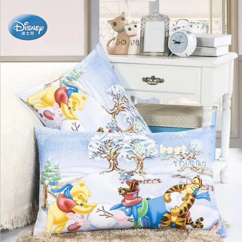 Скидки! Disney хлопковые наволочки для подушек, 2 предмета в комплекте с Микки Маусом принцессы с Минни Маусом для маленьких пара наволочка декоративные PillowsCase 48x74 см